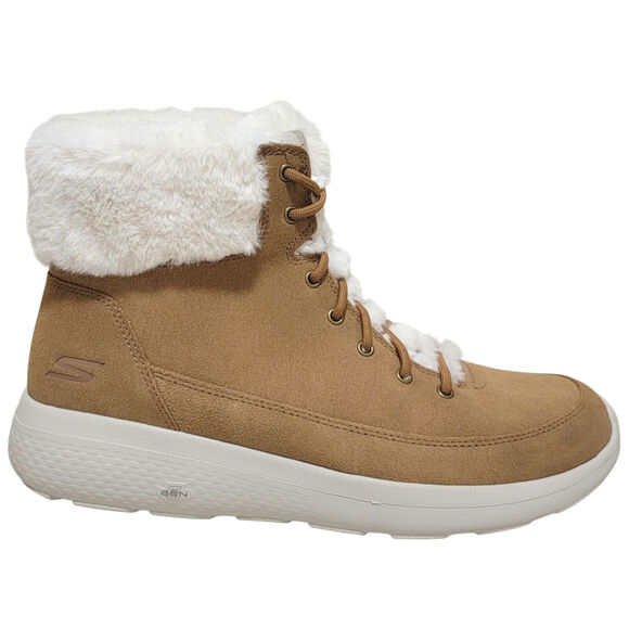 Skechers Women On the Go Winter Chill Ankle Boots Size US 9M Chestnut Suede - Picture 2 of 7